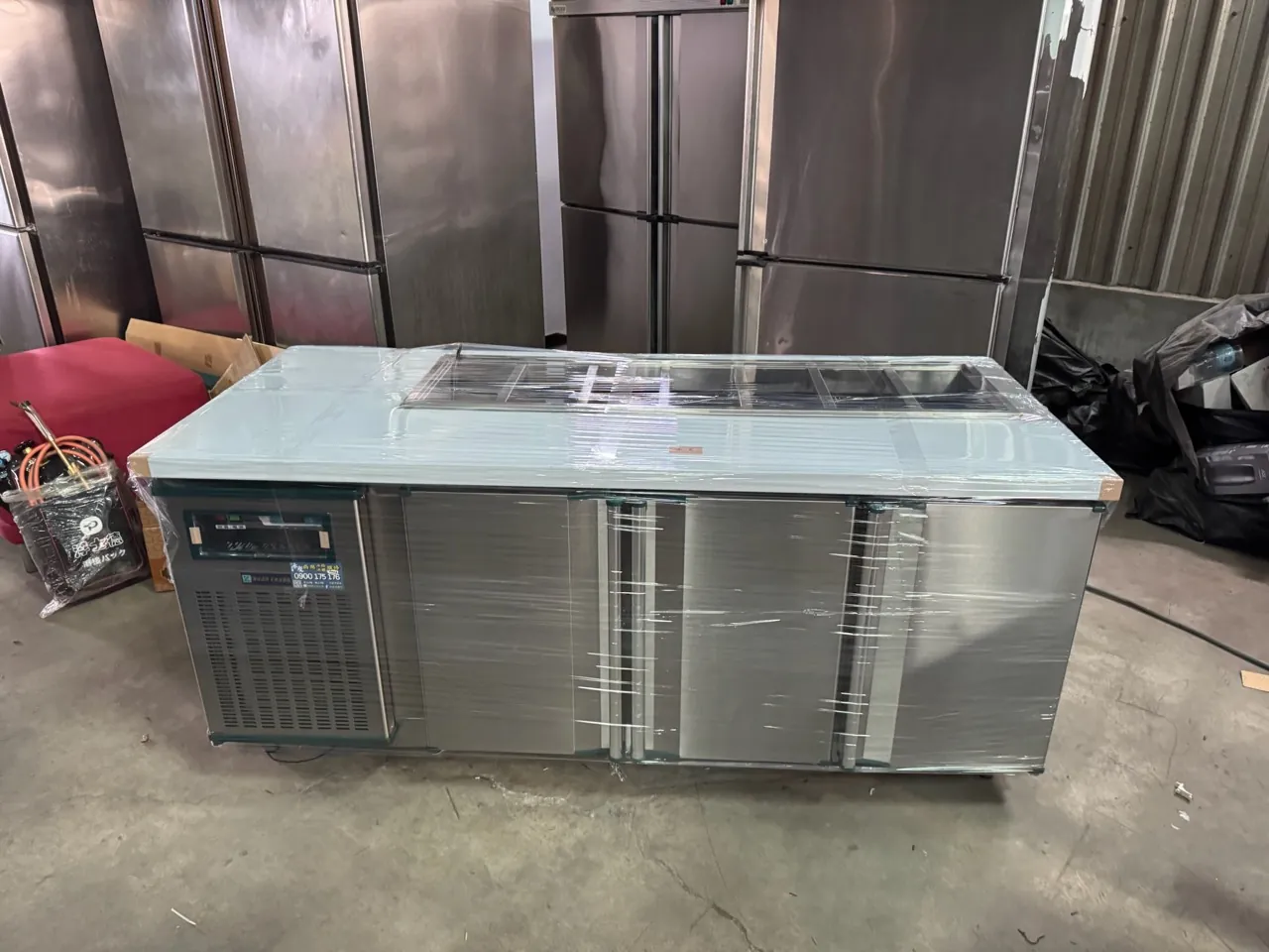 全新工作台冰箱展示槽款式