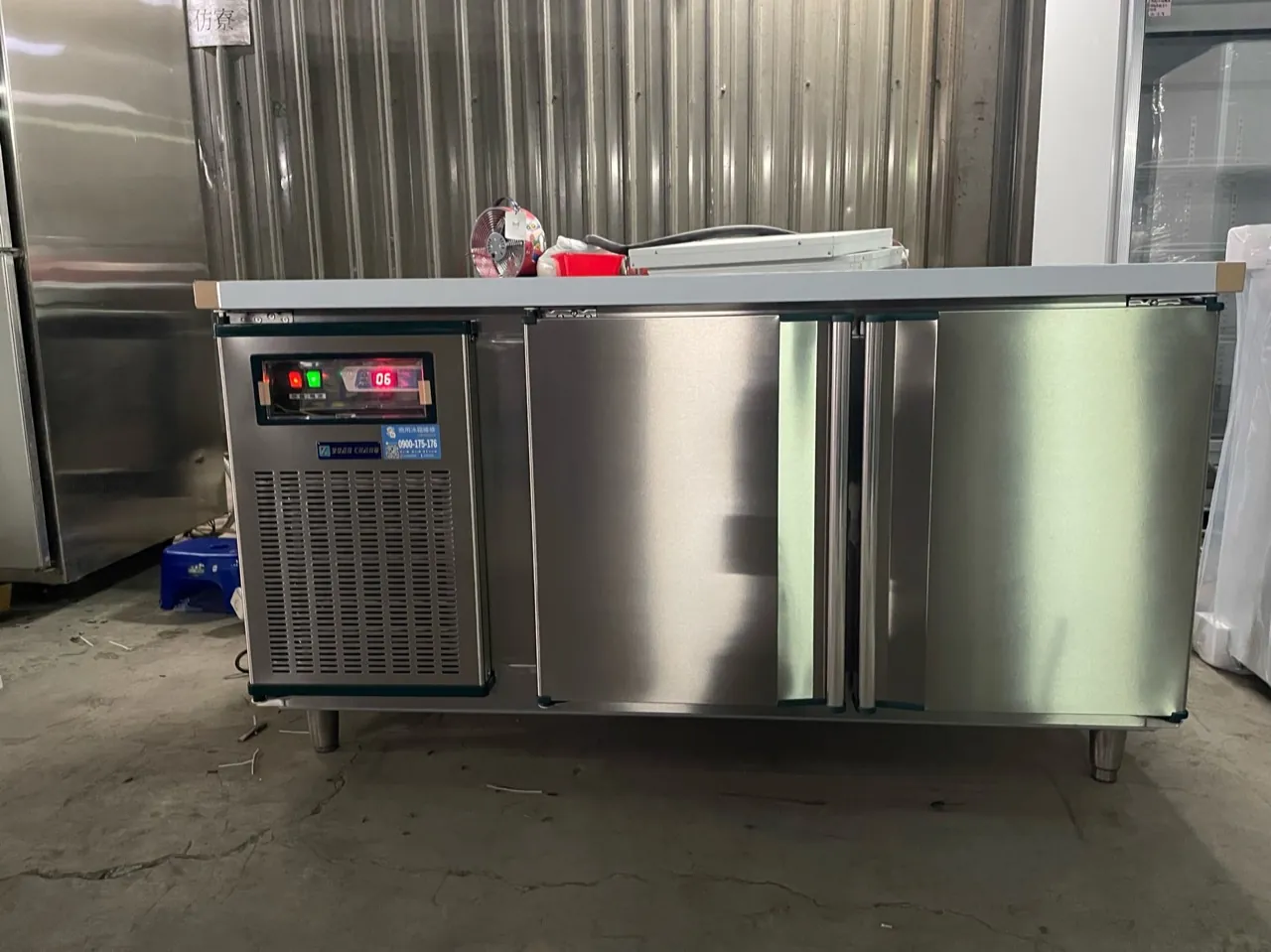 全新工作台冰箱運轉測試