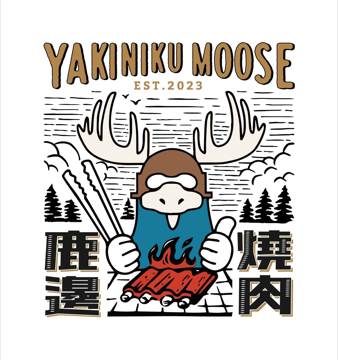 麋鹿燒肉 logo